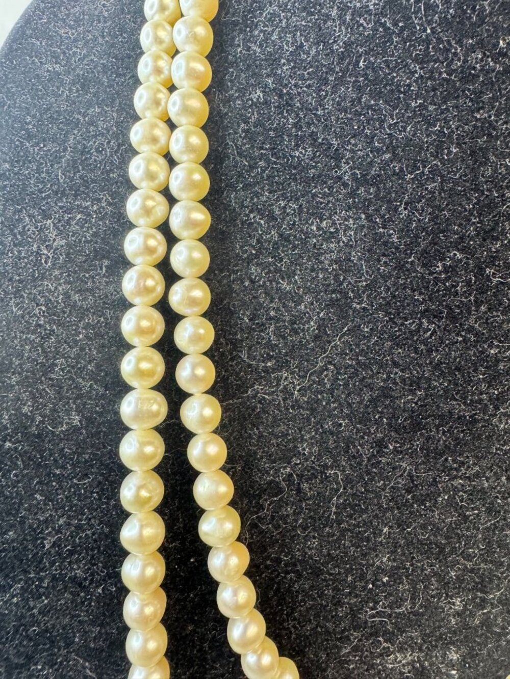 Vintage 1950s Akoya Pearl Opera Necklace 8mm 52” 182 Pearl Strand - Picture 3 of 7